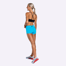 Load image into Gallery viewer, The WOD Life - Women's Balance Shorts - Alec Smith Azure Blue