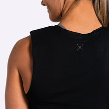 Load image into Gallery viewer, TWL - Everyday Ladies Muscle Tank - BLACK/BLACK