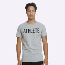 Load image into Gallery viewer, The Brave - Men's Athlete T-Shirt - Light Grey Marl