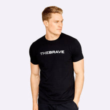 Load image into Gallery viewer, The Brave - Men's Waverider T-Shirt - Black/White