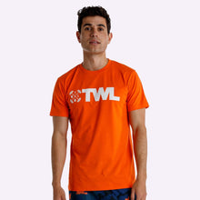 Load image into Gallery viewer, The WOD Life - Men's Classics Flux T-Shirt - Golden Poppy/White