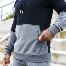 Load image into Gallery viewer, The WOD Life - Outrider Overhead Hoodie - BLACK/CHARCOAL MARL