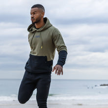 Load image into Gallery viewer, The WOD Life - Outrider Overhead Hoodie - KHAKI/BLACK