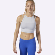 Load image into Gallery viewer, Reebok - Women's CrossFit MyoKnit Bra - Light Grey Heather/Cool Shadow