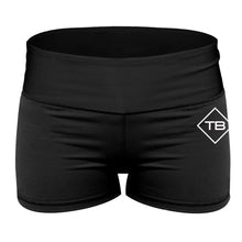 Load image into Gallery viewer, The Brave Women's Flow Longer Active Shorts - Black Diamond