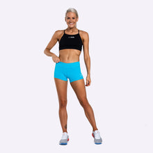 Load image into Gallery viewer, The WOD Life - Women's Balance Shorts - Alec Smith Azure Blue
