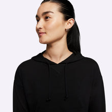 Load image into Gallery viewer, Nike - Yoga Women's Cropped Hoodie - BLACK/DARK SMOKE GREY
