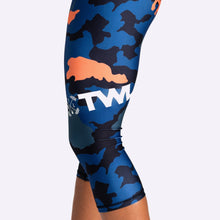 Load image into Gallery viewer, The WOD Life - Women's Lazerline Crop Tights - Beacon
