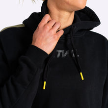 Load image into Gallery viewer, The WOD Life - Women's Wanderer Cropped Hoodie - BLACK/KHAKI
