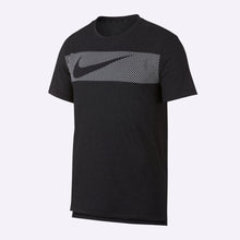 Load image into Gallery viewer, Nike Dri-FIT Breathe Men's Short-Sleeve Training Top - Black Heather/White
