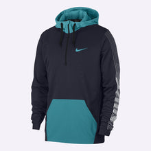 Load image into Gallery viewer, Nike - Dri-FIT Men's Fleece Training Hoodie - Obsidian/Spirit Teal/Spirit Teal
