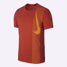 Load image into Gallery viewer, Nike - Dri-FIT Men's Short-Sleeve Training Top - Mystic Red/Obsidian/Laser Orange

