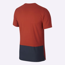 Load image into Gallery viewer, Nike - Dri-FIT Men's Short-Sleeve Training Top - Mystic Red/Obsidian/Laser Orange
