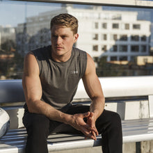 Load image into Gallery viewer, The Brave - Men's Active Muscle Tank - Light Grey
