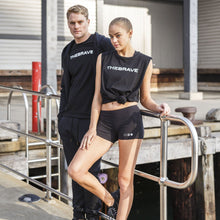 Load image into Gallery viewer, The Brave - Men's Waverider Muscle Tank - Black/White
