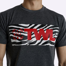 Load image into Gallery viewer, The WOD Life - Men's Classics GFX T-Shirt - Charcoal/Zebra
