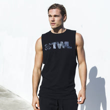 Load image into Gallery viewer, The WOD Life - Men's Classics Gunship Muscle Tank - Black/Camo
