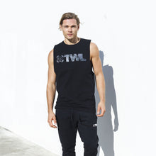 Load image into Gallery viewer, The WOD Life - Men's Classics Gunship Muscle Tank - Black/Camo
