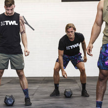 Load image into Gallery viewer, The WOD Life - Men's Classics Gunship Muscle Tank - Black/White
