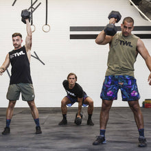 Load image into Gallery viewer, The WOD Life - Men's Classics Gunship Muscle Tank - Khaki/Black
