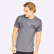 Load image into Gallery viewer, The WOD Life - Men's Classics Flux T-Shirt - Charcoal/Black
