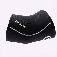Load image into Gallery viewer, Rehband RX Elbow Sleeve 5mm Black - SINGLE
