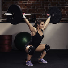 Load image into Gallery viewer, Rehband RX Knee Sleeve - 5mm - Black/White - SINGLE
