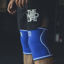 Load image into Gallery viewer, Rehband RX Original Knee Sleeve - 7mm - Blue - SINGLE
