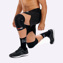 Load image into Gallery viewer, RockTape Assassins Knee Sleeves - 5mm &amp; 7mm - Black - PAIR
