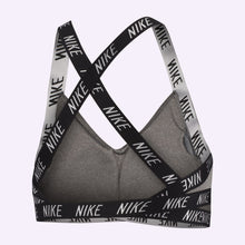 Load image into Gallery viewer, Nike Indy - Women's Light Support Logo Sports Bra - Carbon Heather/Black/White/Black
