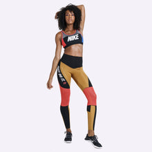 Load image into Gallery viewer, Nike Sport - Women's Distort Classic Medium Support Bra - Carbon Heather/Game Royal/White
