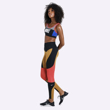 Load image into Gallery viewer, Nike Sport - Women's Distort Classic Medium Support Bra - Carbon Heather/Game Royal/White
