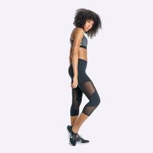 Load image into Gallery viewer, Nike Swoosh Champs - Women's Medium Support Sports Bra - Black/White
