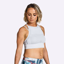 Load image into Gallery viewer, Reebok - Women's CrossFit MyoKnit Bra - Light Grey Heather/Cool Shadow
