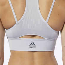 Load image into Gallery viewer, Reebok - Women's CrossFit MyoKnit Bra - Light Grey Heather/Cool Shadow
