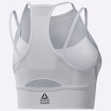 Load image into Gallery viewer, Reebok - Women's CrossFit MyoKnit Bra - Light Grey Heather/Cool Shadow
