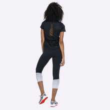 Load image into Gallery viewer, Reebok - Women's Running Essentials Delta Graphic Tee - Black
