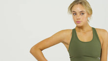 Load image into Gallery viewer, The Brave - Women's Core Bra - Dark Olive
