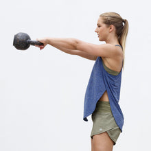 Load image into Gallery viewer, The WOD Life - Women's Featherweave Singlet - Surf Blue Marle
