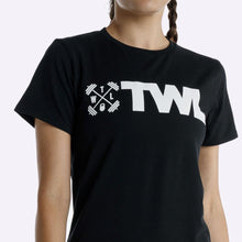 Load image into Gallery viewer, The WOD Life - Women's Classics Flux T-Shirt -  Black/White
