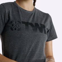 Load image into Gallery viewer, The WOD Life - Women's Classics Flux T-Shirt - Charcoal/Black

