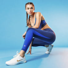 Load image into Gallery viewer, The WOD Life - Women's Rebalance Tights - Indigo/Surf Blue

