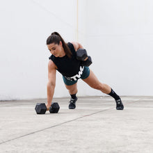 Load image into Gallery viewer, The WOD Life - Women's Classics Slash Crop Tank - Black

