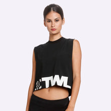 Load image into Gallery viewer, The WOD Life - Women's Classics Slash Crop Tank - Black
