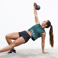 Load image into Gallery viewer, The WOD Life - Women's Classics Slash Crop Tank - Jungle
