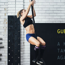 Load image into Gallery viewer, The WOD Life - Women's High Chested Sports Bra - Black
