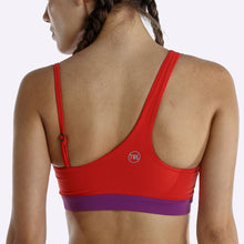 Load image into Gallery viewer, The WOD Life - Women's Holster Crop - Ultra Violet/Poppy Red
