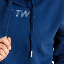 Load image into Gallery viewer, The WOD Life - Women's Wanderer Cropped Hoodie - INDIGO/CERISE
