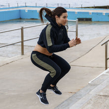 Load image into Gallery viewer, The WOD Life - Women's Wanderer Cuffed Jogger Pants - BLACK/KHAKI
