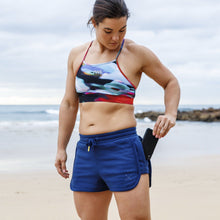 Load image into Gallery viewer, The WOD Life - Women's Wanderer Track Shorts - INDIGO
